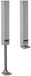 Dictator Deurvastzetter Design zilver 160mm ZE160
