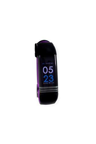 Monkey lectric Dames Smartwatch FitZ-Slimline Midnight Paars, one size