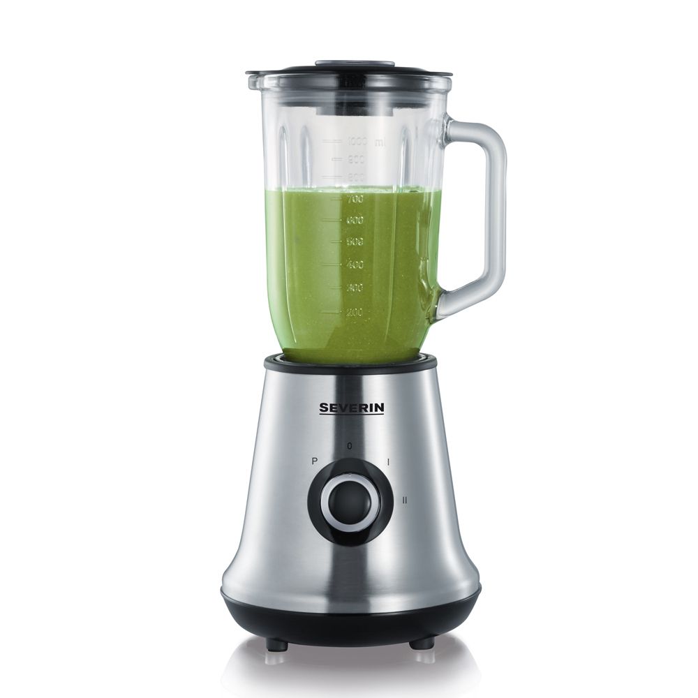 Severin SM 3734 Blender - 1L - 500W - Black/Stainless Steel