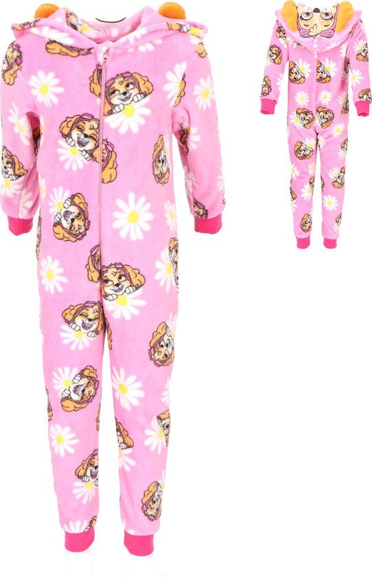 4KidsOnly Paw Patrol Coral-Fleece Onesie - Maat 98/104 - Roze