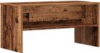 vidaXL Meuble TV 80x40x40 cm bois de sapin bois vieilli couleur bois vieilli