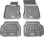 BMW Série 7 2008- Tapis en caoutchouc Noir Clips