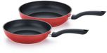 Fissler Cenit® Red - Rode Koekenpan Set - 24 & 28 cm – Lichtgewicht Aluminium