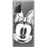 ERT GROUP mobiel telefoonhoesje voor Samsung GALAXY NOTE 20 origineel en officieel erkend Disney patroon Minnie 012 optimaal aangepast aan de vorm van de mobiele telefoon, gedeeltelijk bedrukt