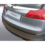 ABS Achterbumper beschermlijst compatibel met Opel Insignia Sportstourer 2009-2017 Zwart 'Ribbed'
