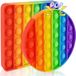 Push and Popp Bubble silicone sensoriel sur - Lot de 2