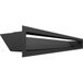 Ventilatiehoes LUFT Ventilatiehoes 9x80 zwart Slim