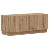 vidaXL Tv-meubel Artisanaal eiken Bewerkt hout