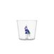 Ichendorf Milano Tumbler Blue Kakadu, collectie Talking Trees, 30 cl, borosilicaatglas, handgemaakt