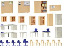 Kibri 38654 H0 decorset kantoormeubilair Kant-en-klaar model