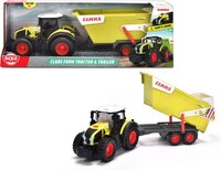 Dickie CLAAS Farm Tractor & Trailer - 64cm - Meerkleurig