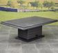 AVH-Collectie Miami lounge-diningtafel 140x85xH47-71 cm in hoogte verstelbaar antraciet
