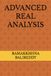 ADVANCED REAL ANALYSIS