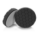 Chemical Guys Hex-Logic Finishing-Pad, zwart, 165 mm diameter (6,5 inch)