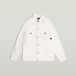 G-Star Mosa Overshirt Homme Coton Écru Taille M