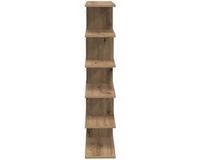 vidaXL Wandplank Artisanaal eiken 70 x 20 x 100 cm Bewerkt hout