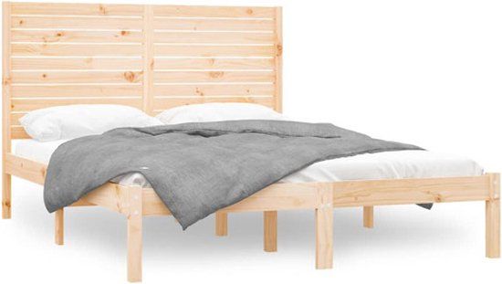 vidaXL Bedframe massief hout 150x200 cm