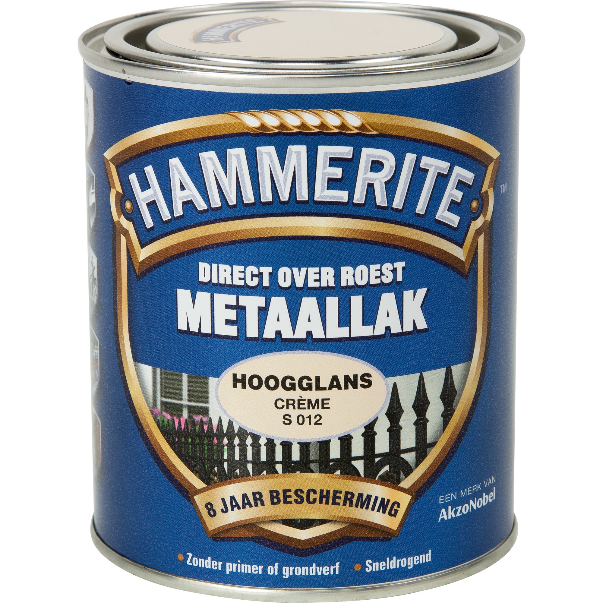 Hammerite Hoogglans Creme S012 750ML