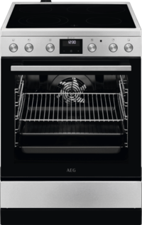 AEG CCB6443BBM Elektrisch Fornuis met Keramische Kookplaat en Elektrische Oven