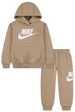 Nike Club Fleece Set Beige 12 maanden Unisex Kinderen Casual Katoen
