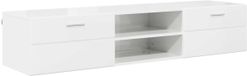vidaXL Houten Kast 150 x 39 x 30 cm Beton Grijs Bewerkt hout