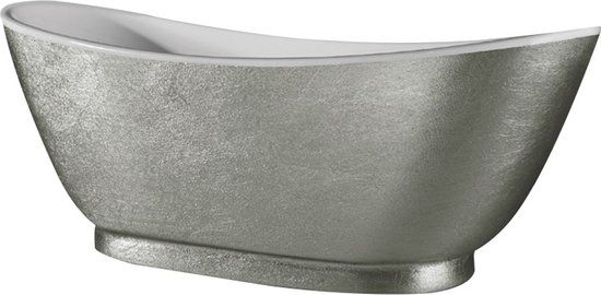 Best Design Silvercreek Vrijstaand Bad - 175x75cm - Zilver