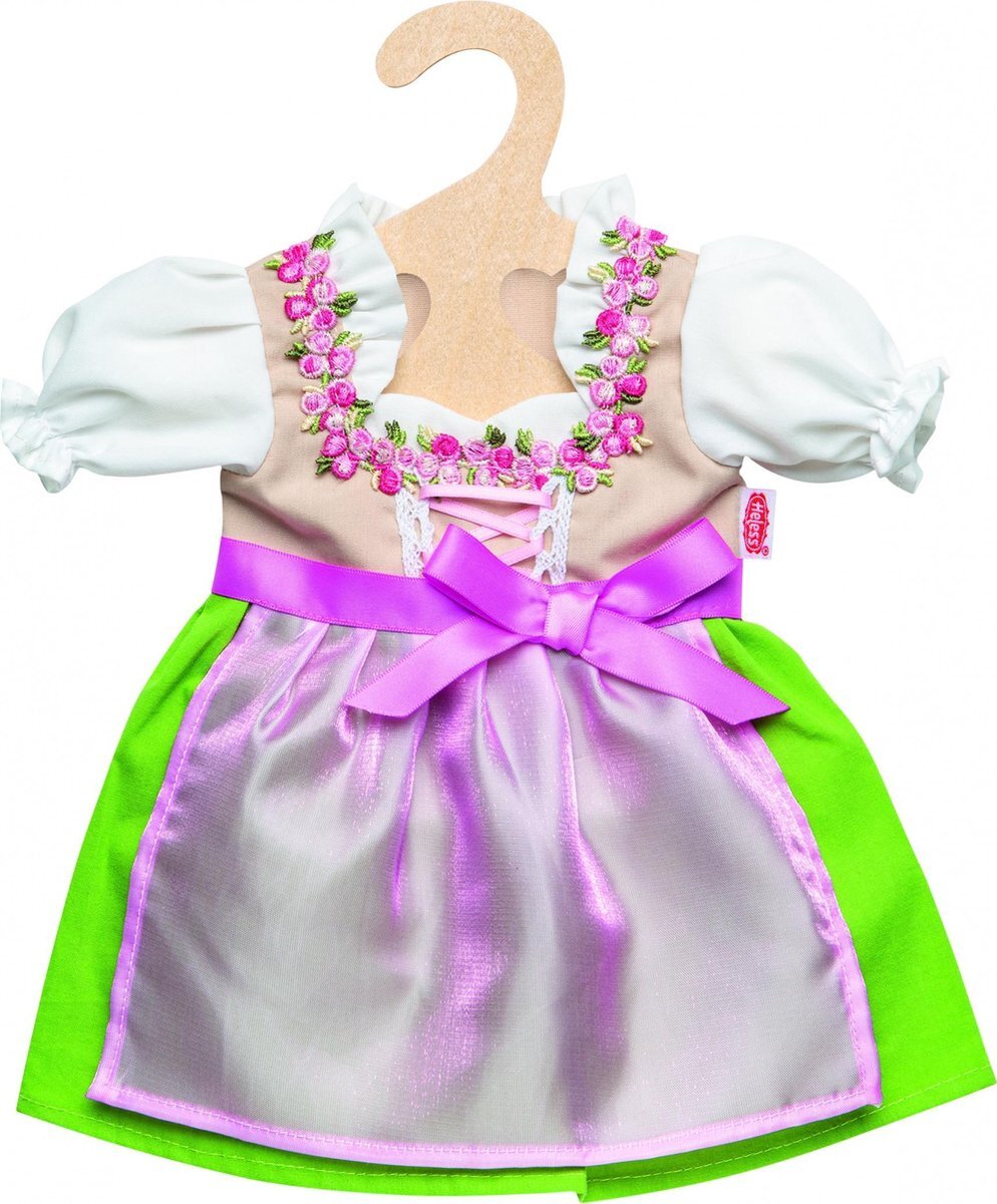 Heless Poppenkleding Jurk Oktoberfeest Meisjes 35-45 Cm 2-delig