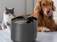 Verk Bol Drinkfontein Kat - Waterfontein - Grote Variant - 3.0 Liter - Zwart - Automatische Drinkbak Kat - Geruisloos - Met Filter
