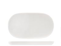H&H Madrid Porselein Bord, Wit, ovaal, 27 cm