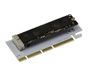 KALEA-INFORMATIQUE 12+16-punts PCIe x4 x8 x16-adapter voor Mac SSD's geproduceerd na 2013, voor lezen en schrijven naar een Mac SSD vanaf een PCI Express-poort