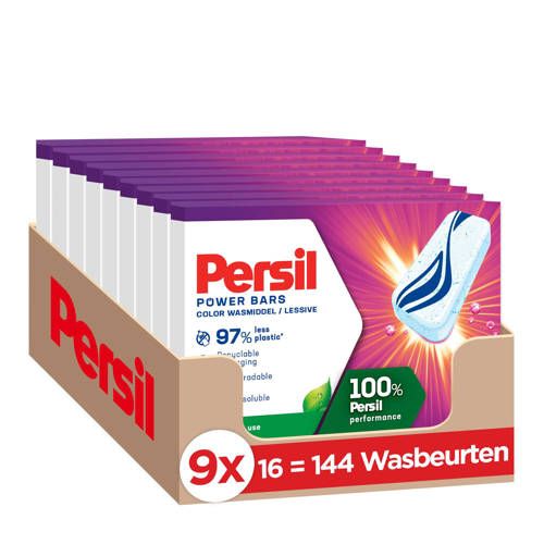 Persil Power Bars - Wasmiddel - Gekleurde Was - Voordeelverpakking - 144 Wasbeurten