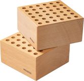 Merkloos 2 Pcs Beech Wood Pencil en Borstelhouder