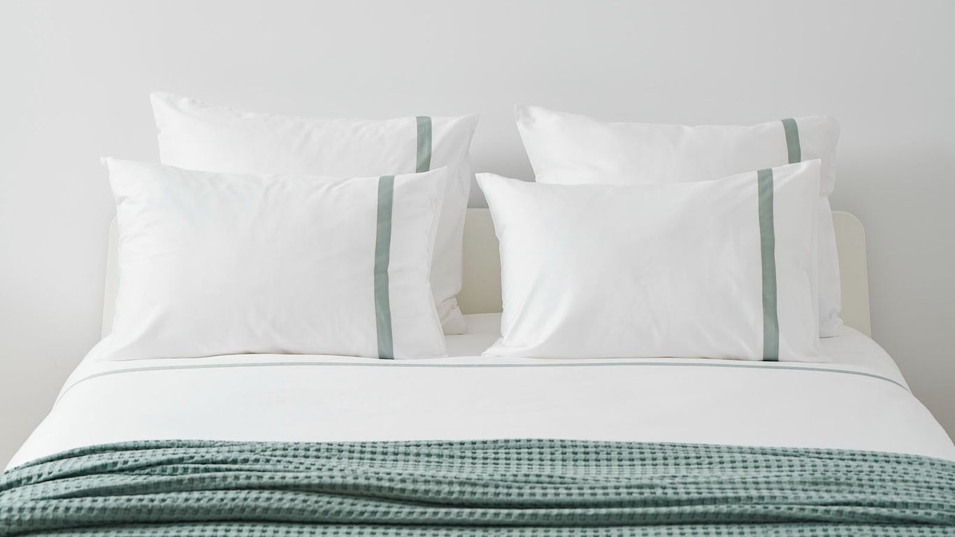 Sleepworld Dekbedovertrek Passion Home Linen Ribbon - Green