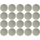 cyclingcolors 20 x afdekkappen voor Torx T25 schroeven, schroefafdekking, schroefdoppen sierdoppen kunststof, grijs 7035 (Šedá 7035)