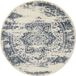 Interiyou tapis Suzuka, crème/bleu, rond, diamètre 160 cm