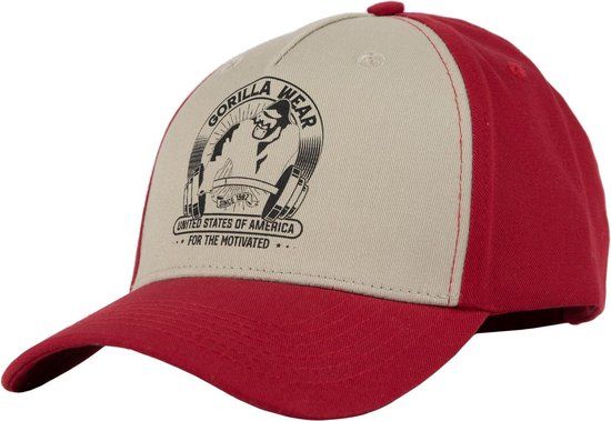 Gorilla Wear Buckley Pet - Rood/Beige