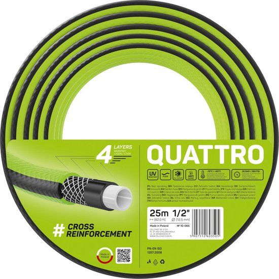 Cellfast Quattro Tuinslang 1/2" 25m