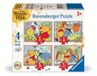 Ravensburger Winnie the Pooh Kinderpuzzel - 4 Puzzels