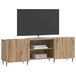 vidaXL Meuble TV 150 x 31 x 52 cm Chêne artisanal Bois traité