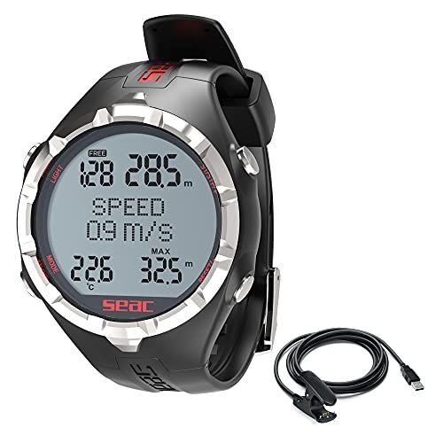 Seac Apnea Freediving Computer - Black/Yellow - Unisex - Standard