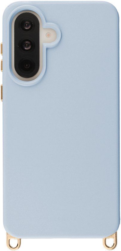 Selencia Rivièra MagSafe Backcover met afneembare haakjes voor de Samsung Galaxy A37 (5G) - Powder Blue