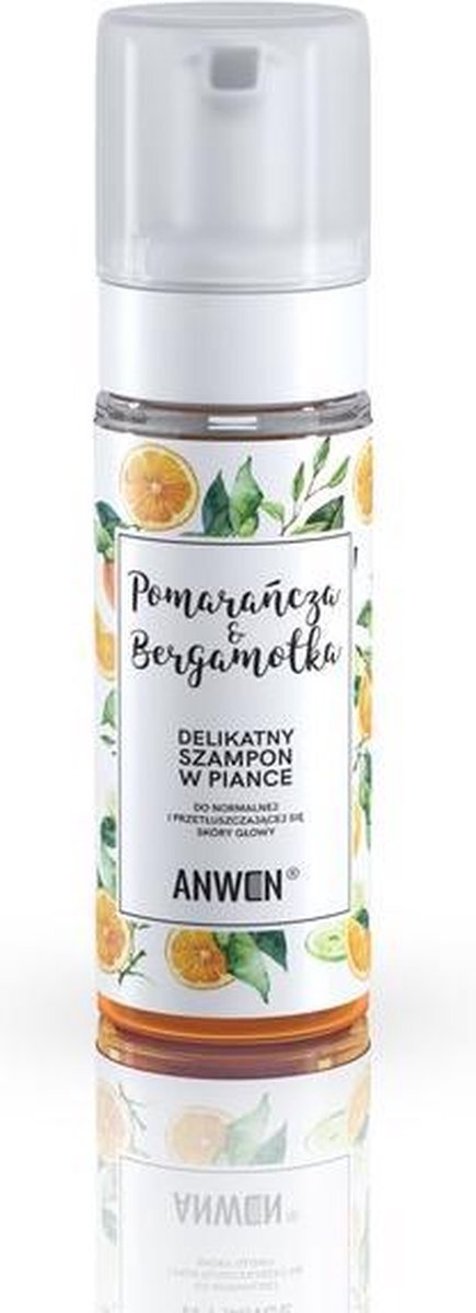 Anwen ANWEN_Szampon w piance do normalnej i przet³uszczaj¹cej siê skóry g³owy Pomarañcza & Bergamotka 170ml