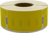 DULA Dymo Compatible labels - Geel - 11355 - S0722550 - Multifunctionele etiketten - 1 rol - 19 x 51 mm - 500 labels per rol