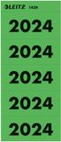 Leitz Rugetiket 2024 80mm groen 100st