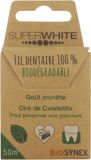 Superwhite Biologisch Afbreekbaar Flosdraad 50 m