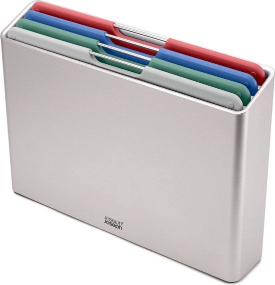 Joseph Joseph Folio Coast Snijplanken - Set van 4 - Zilver