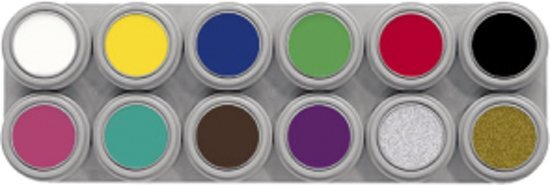 Grimas water make-up palette 12 A