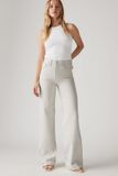 Levi's Ribcage Wide Leg pantalon en lin - Femme - 28X30 - Gris / Crystal Gray