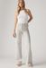 Levi's Ribcage Wide Leg pantalon en lin - Femme - 28X30 - Gris / Crystal Gray