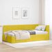 Maison Exclusive - Cadre de lit d'angle jaune 90 x 190 cm velours
